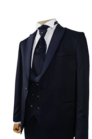 Armür Desen Kırlangıç Yaka Damatlık