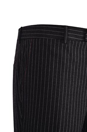 Kalın Çizgi Kumaş Pantolon Slim