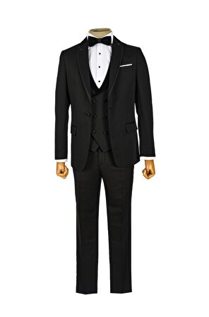 Armür Desen Kırlangıç Yaka Damatlık