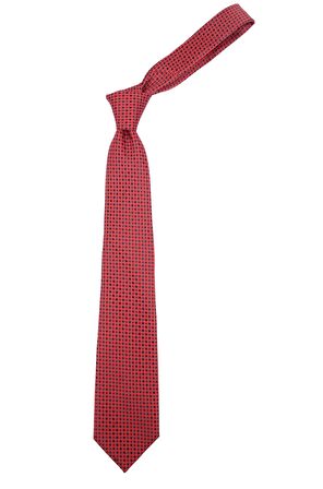 Cengiz İnler Pöti Kareli Desenli Mendilli Mikrofiber Erkek Kravat