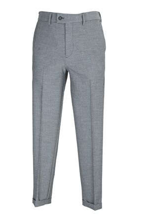 Düz Gabardin Kumaş Slim Erkek Pantolon