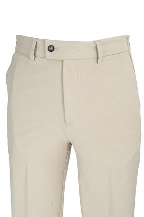 Düz Gabardin Kumaş Slim Erkek Pantolon