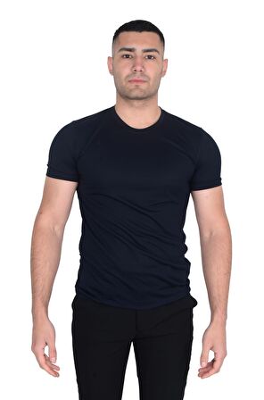 Erkek O Yaka Floş T-SHIRT