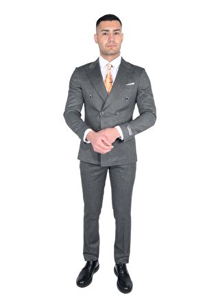 Erkek Kruvaze Takım Elbise