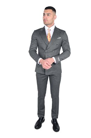 Erkek Kruvaze Takım Elbise