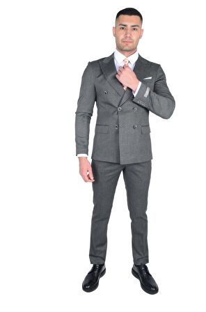 Erkek Kruvaze Takım Elbise