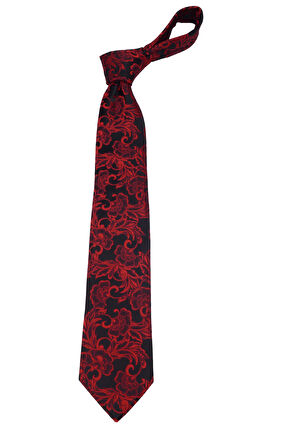 Erkek Çiçek Desenli Kravat