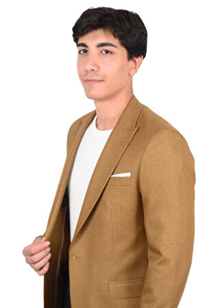 Erkek Dokulu Spor Ceket