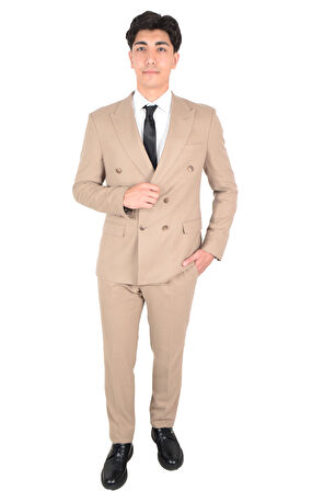 Erkek Kruvaze Takım Elbise