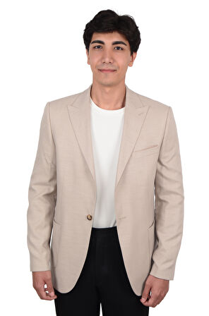 Erkek Yarım  Astarlı Ceket