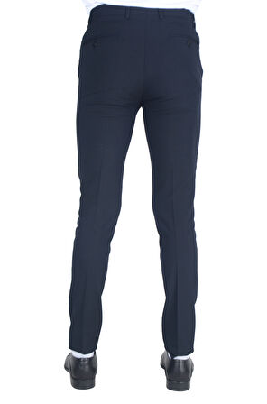 Cengiz İnler Düz Kumaş Erkek Slim Fit Pantolon