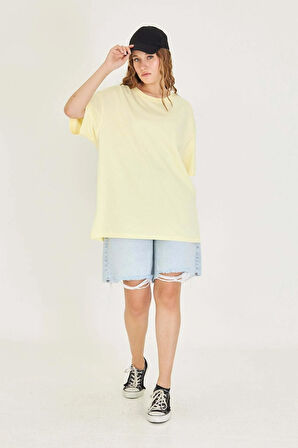Basic Unisex Oversize Tişört