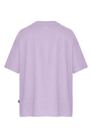 Unisex Uçurum Baskılı Oversize Tişört