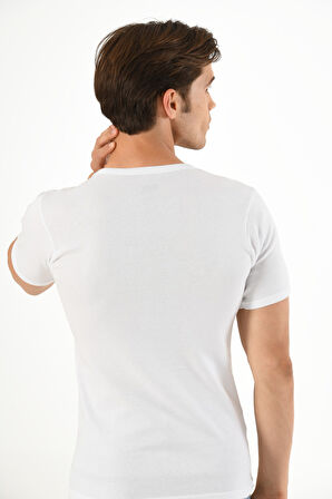 RİBANA ERKEK BİSİKLET YAKA KISA KOL