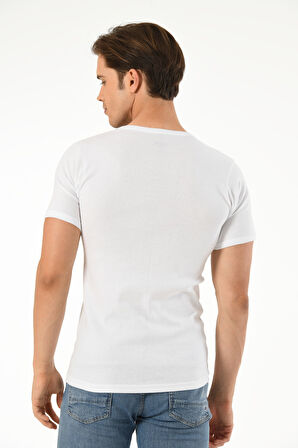 RİBANA ERKEK V YAKA KISA KOL