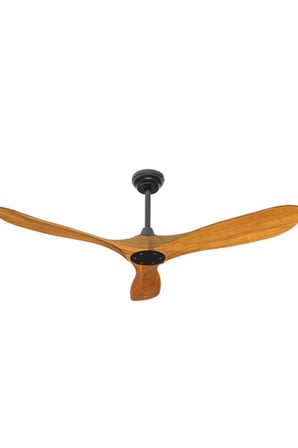 Alsanfan Sherwood Medium Siyah Motorlu Kremrengi Kanatlı Aydınlatmasız Uzaktan Kumandalı 132cm Tavan Vantilatörü