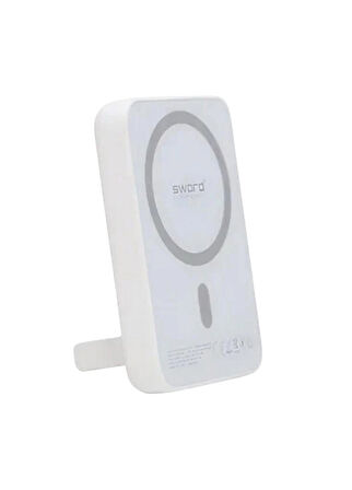 Sword Wireless Magnetic Magsafe Kablosuz Powerbank 15W 10000 mAh