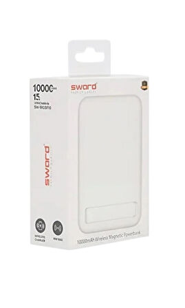 Sword Wireless Magnetic Magsafe Kablosuz Powerbank 15W 10000 mAh