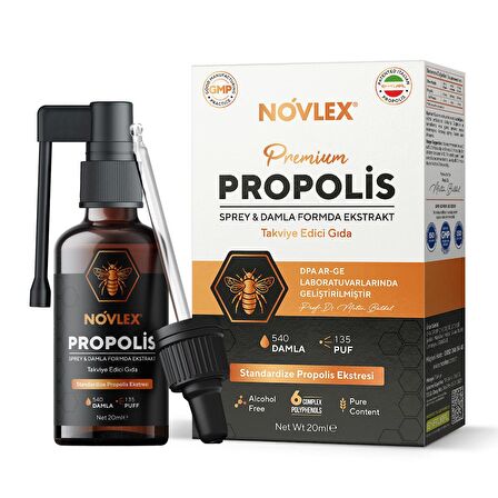 Novlex Propolis Ekstresi Sprey & Damla 20ml