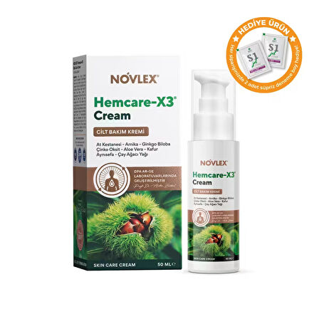Novlex Hemcare -X3 - Cilt Bakım Kremi 50ml