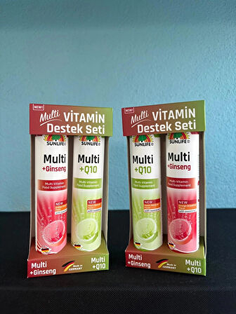 SUNLIFE MULTIVITAMIN DESTEK SETI (2 Lİ SET)