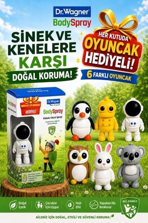 Dr. Wagner Body Spray Vücut Spreyi 100 ml - Oyuncak Hediyeli