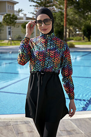 Remsa Tam Kapalı Tesettür Mayo R119 Rana | L