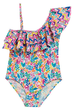 UV Korumalı Askılı Mayo Kız Çocuk Yüzücü Mayo 5221 Pudra | 9-10 YAŞ