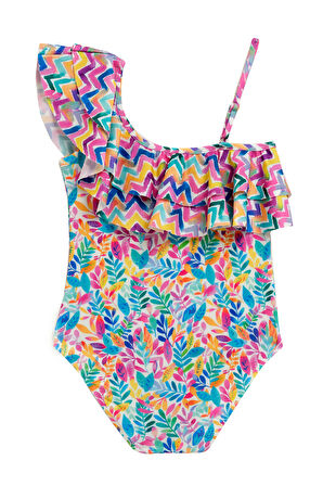 UV Korumalı Askılı Mayo Kız Çocuk Yüzücü Mayo 5221 Pudra | 9-10 YAŞ