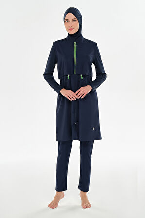 Spor Model Tam Kapalı Tesettür Mayo 3314 Koyu Lacivert | M