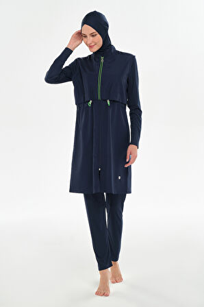 Spor Model Tam Kapalı Tesettür Mayo 3314 Koyu Lacivert | M