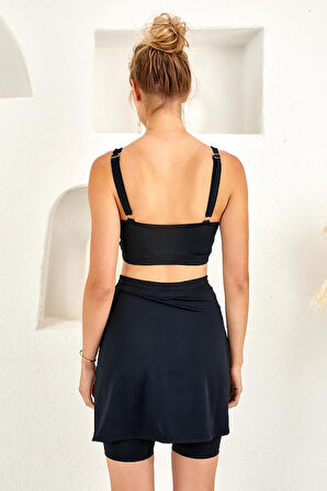 LAPİENO 254264  Şort Etekli Bikini Takım