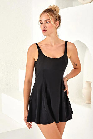 LAPİENO 253147-P ELBİSE MAYO