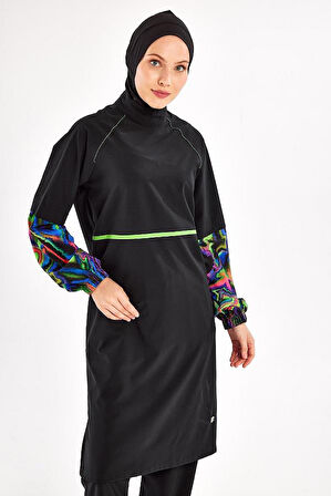 ADASEA 251227 Elıse Uzun Kollu Tesettür Mayo