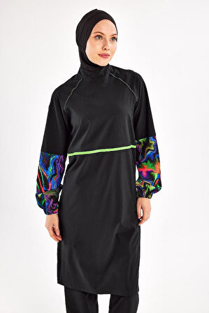 ADASEA 251227 Elıse Uzun Kollu Tesettür Mayo