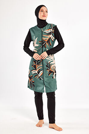 Tam Kapalı Tesettür Mayo 1305 Siyah05 | S