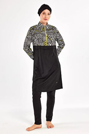 Adasea 251417 Jules Tam Boy Tasarım Tesettür Mayo