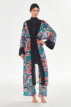 Maresiva Nyla  Uzun Kollu Pareolu Tesettür Mayo 252112 