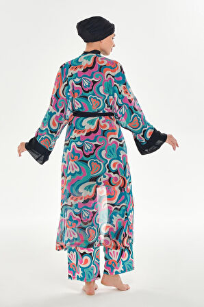 Maresiva Nyla  Uzun Kollu Pareolu Tesettür Mayo 252112 