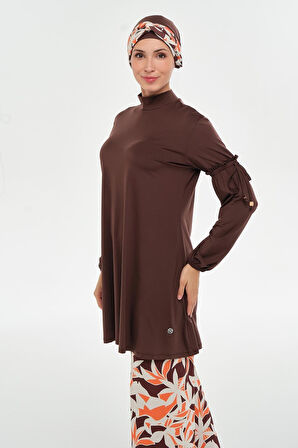 Maresiva Honey Uzun Kollu Tesettür Mayo 252113 