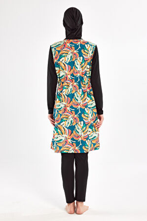 Tam Kapalı Tesettür Mayo 2304 Siyah | M