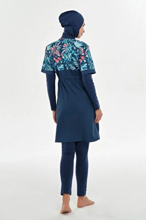 Maresiva 252308 Vela Lacivert Tam Boy Tesettür Mayo