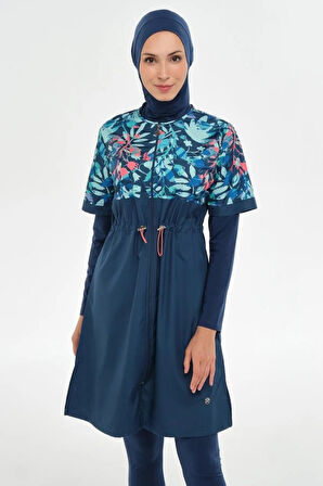 Maresiva 252308 Vela Lacivert Tam Boy Tesettür Mayo