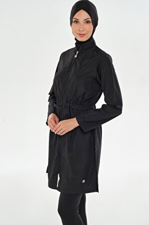 Tam Kapalı Tesettür Mayo 2404 Siyah02 | XL