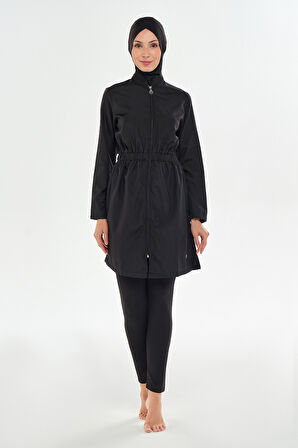 Tam Kapalı Tesettür Mayo 2404 Siyah02 | XL