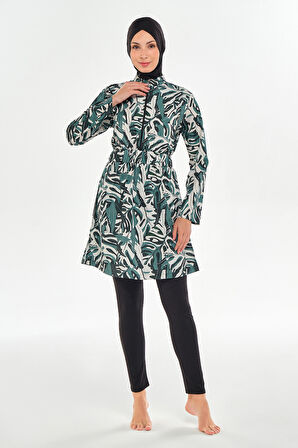 Tam Kapalı Tesettür Mayo 2407 Siyah | S