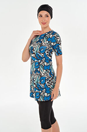 Maresiva Ria Yarım Kollu Tesettür Mayo 252602 