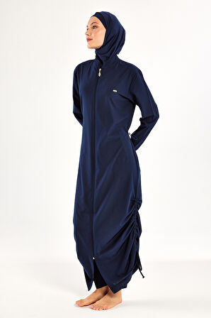 Uzun Tam Boy Tam Kapalı Tesettür Mayo 1232 Laci01 | 5XL