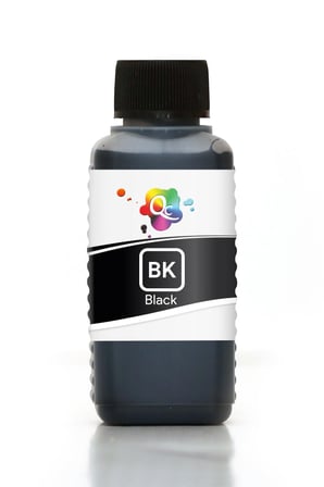 QC HP Deskjet 340 Color Uyumlu Yazıcı Mürekkebi 100ml BK Black Siyah Dye