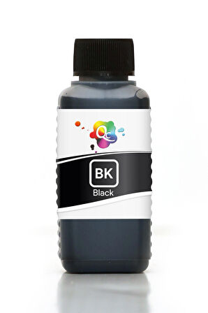 QC Canon BJI 9950 Uyumlu Yazıcı Mürekkebi 100ml BK Black Siyah Dye